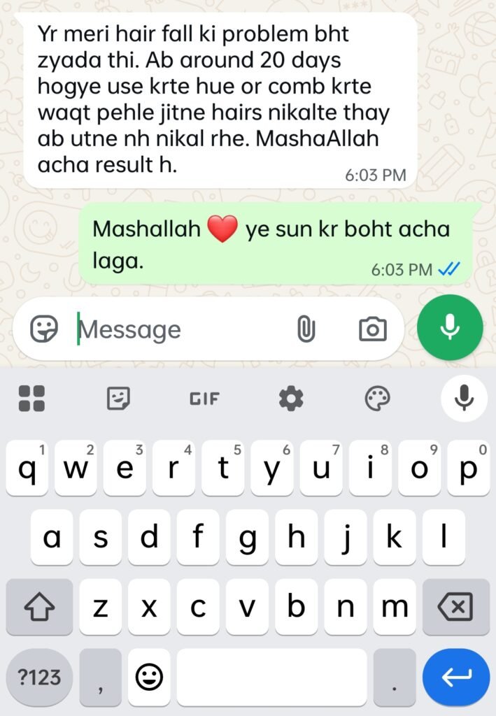 Verified customer review