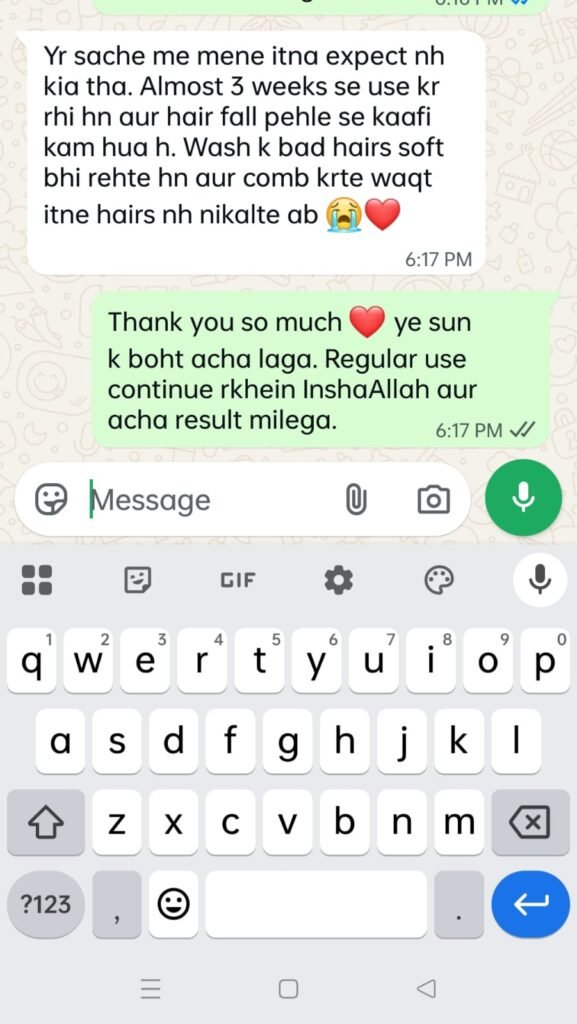 Verified customer review