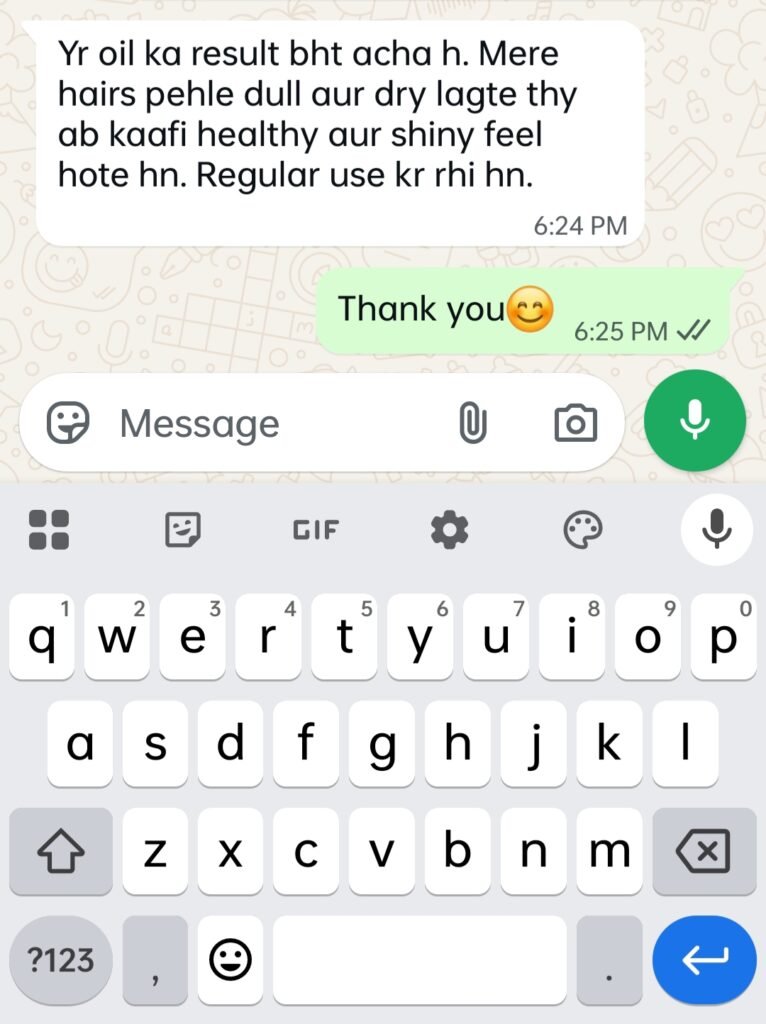 Verified customer review